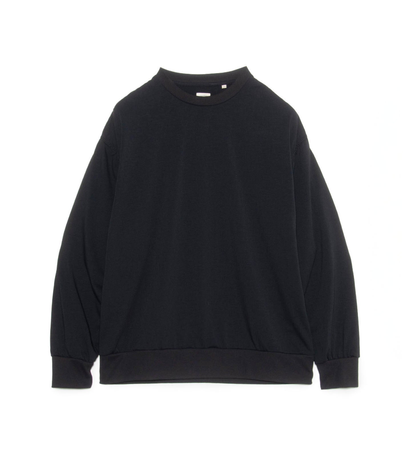 Polyester Pile Crew Neck Sweat - K(Black)