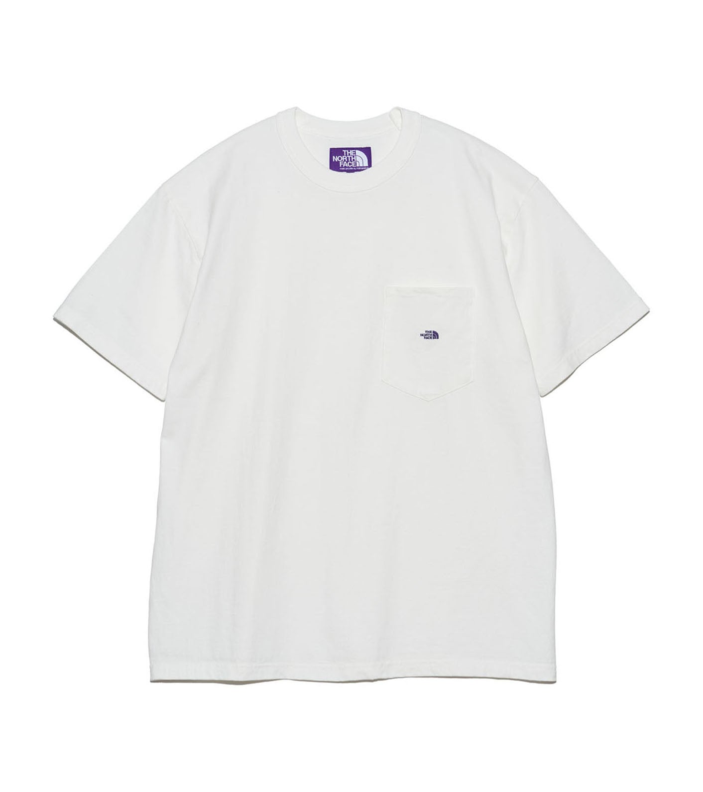 8oz Field Pocket Tee - OP(Off White x Purple)