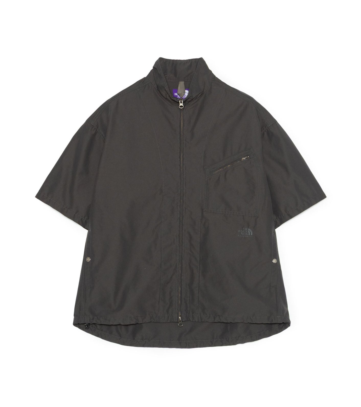 Double Peak Field Short Sleeve Jacket - AH(Asphalt Gray)