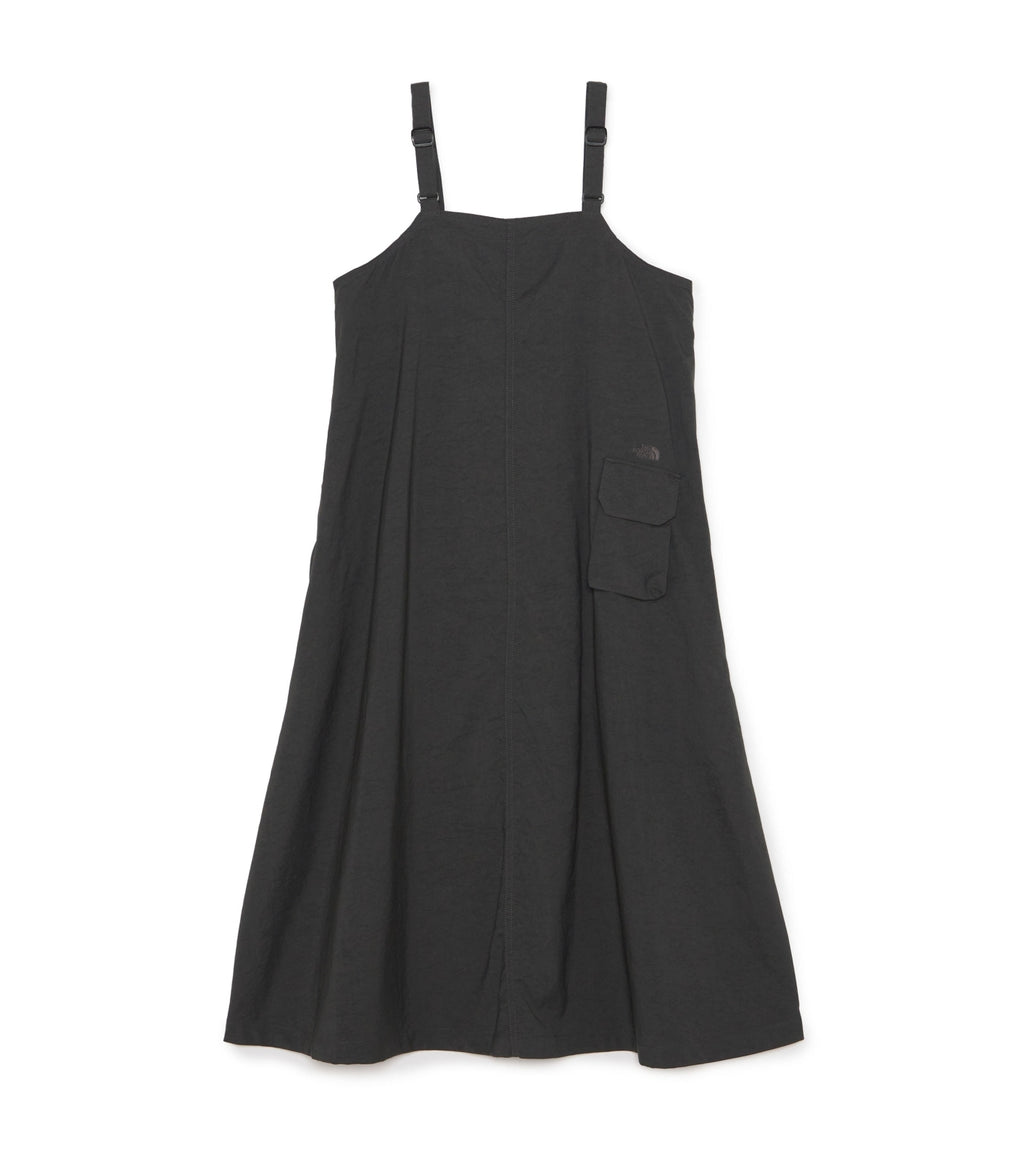 Nylon Twill Field Jumper Dress