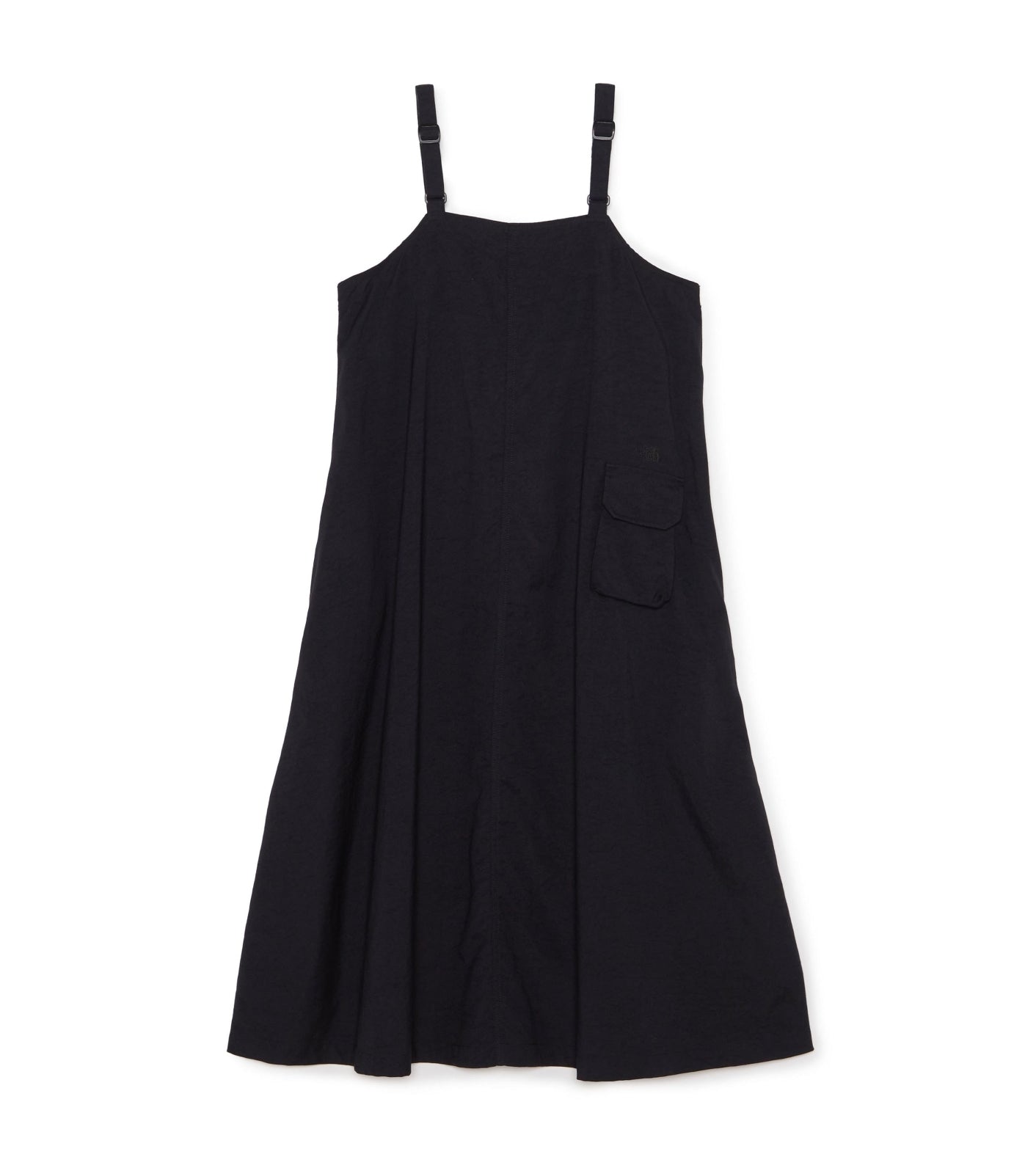 Nylon Twill Field Jumper Dress - K(Black)
