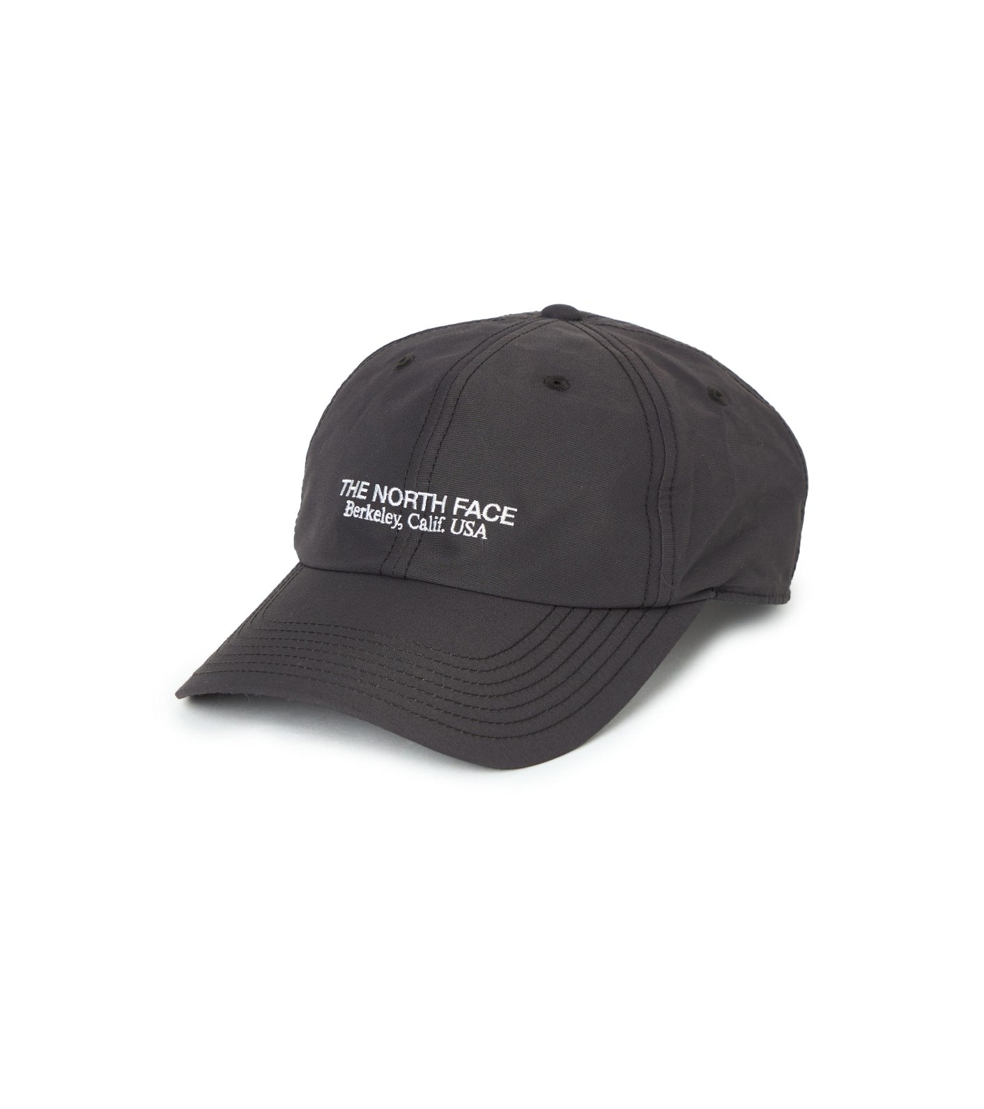 Double Peak Field Embroidered Cap - AH(Asphalt Gray)