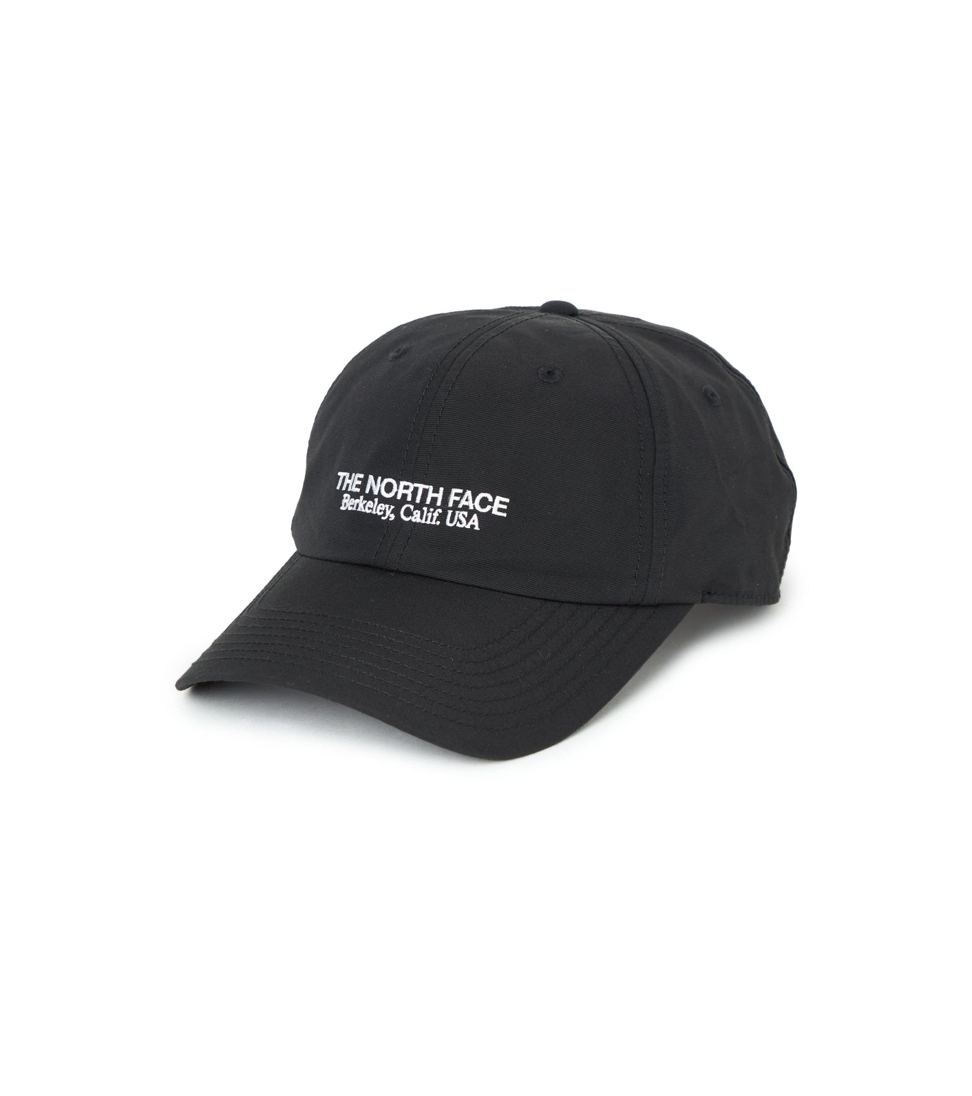 Double Peak Field Embroidered Cap - K(Black)