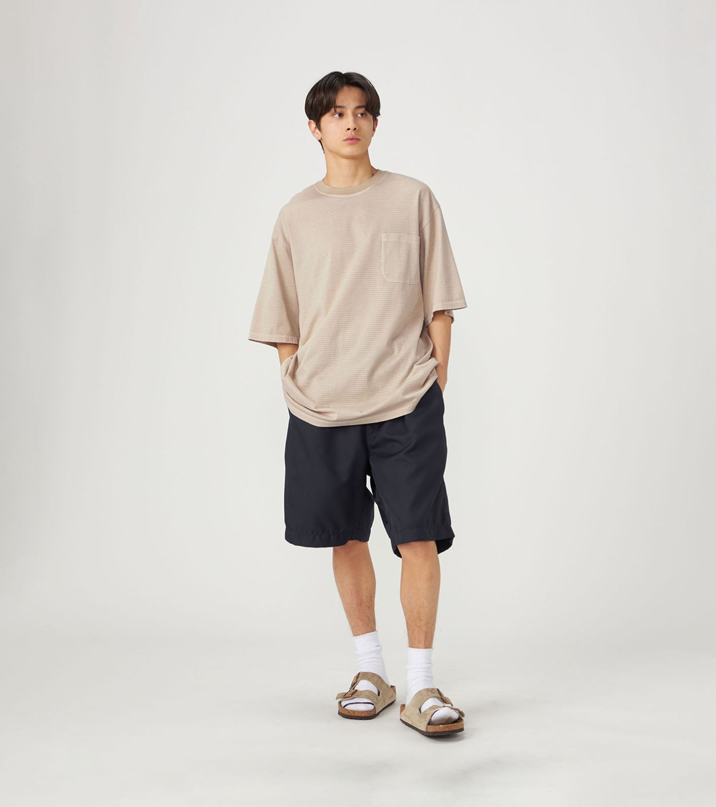 Garment Dyed Border Pk Tee