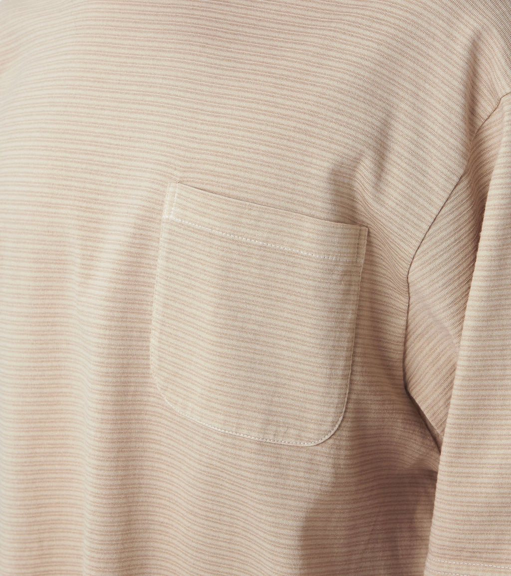 Garment Dyed Border Pk Tee