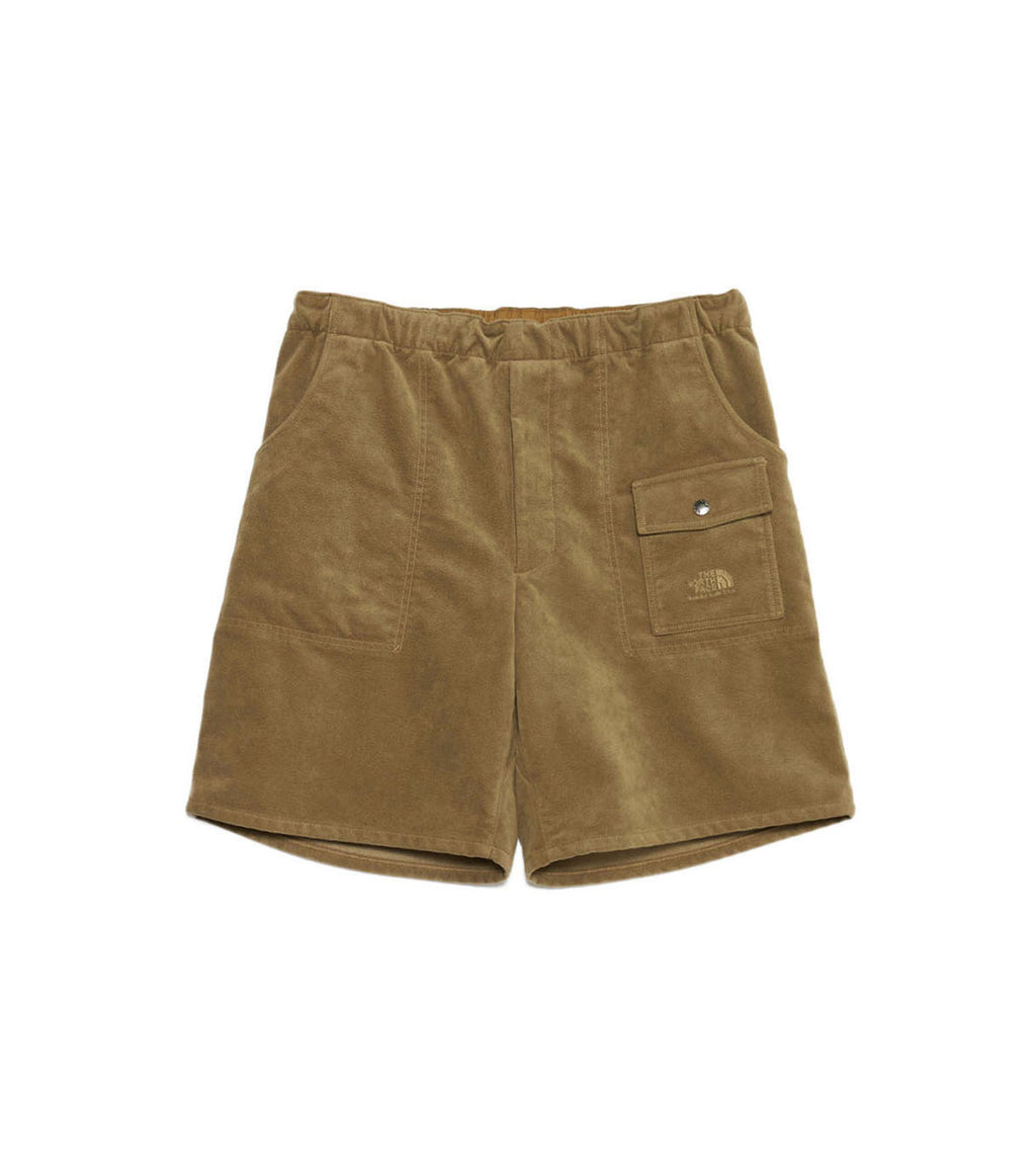 Synthetic Leather Field Shorts