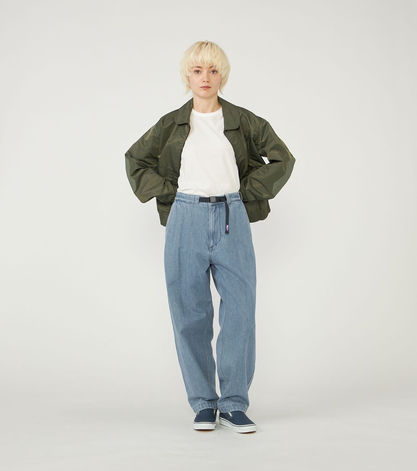 Denim Wide Tapered Field Pants