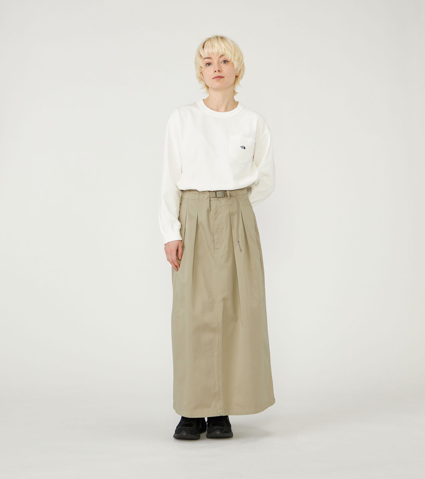 Chino Tuck Field Skirt