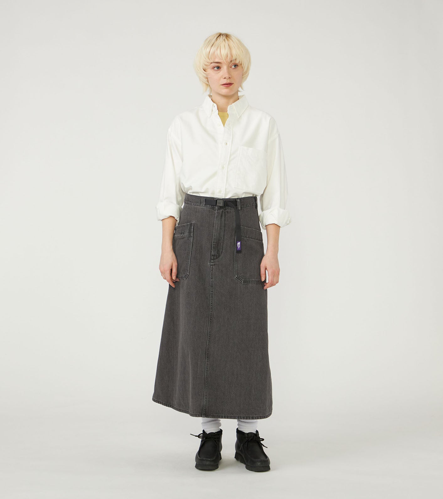 Denim Field Skirt