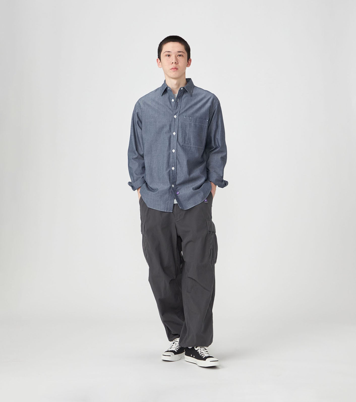 Regular Collar Chambray Field Shirt