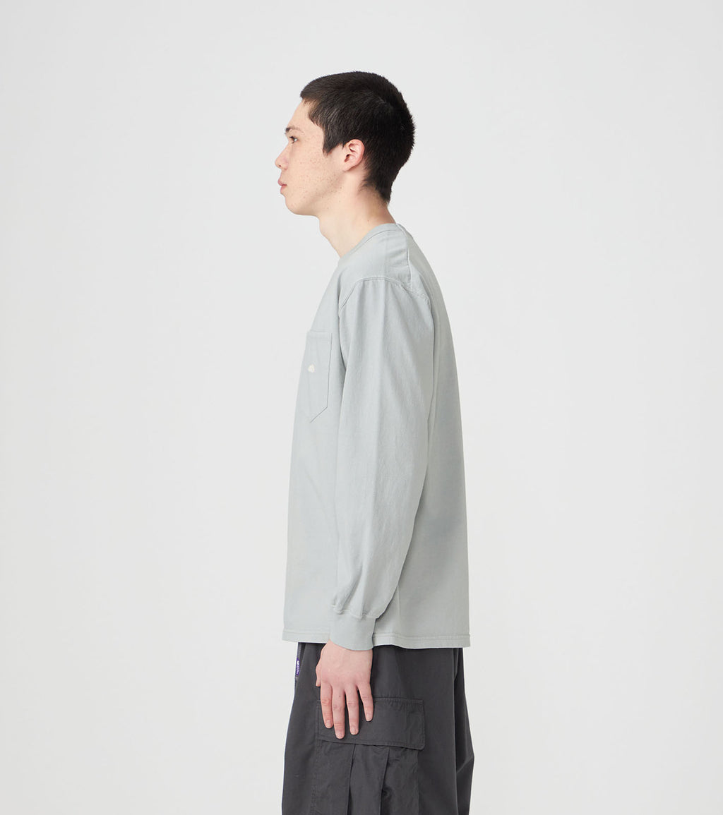 8oz Field Long Sleeve Pocket Tee