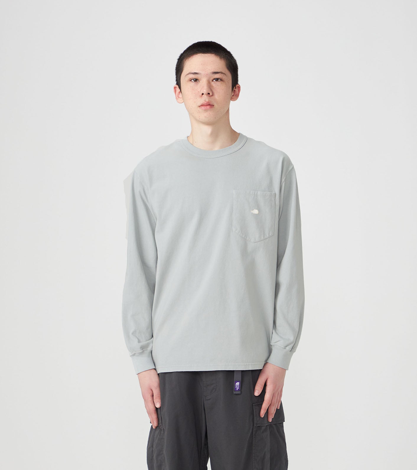 8oz Field Long Sleeve Pocket Tee