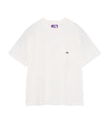 8oz Field Pocket Tee - OP(Off White x Purple)