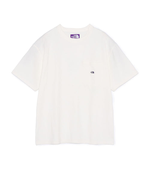 8oz Field Pocket Tee - OP(Off White x Purple)