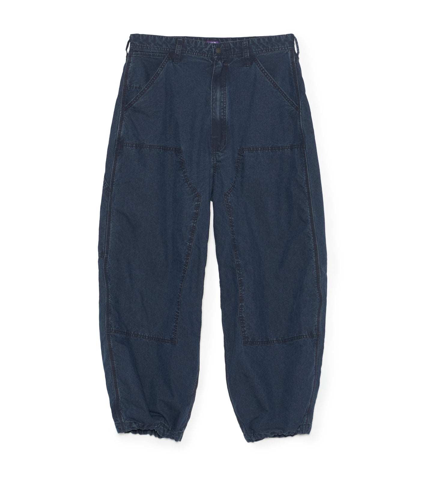 Cotton Nylon Weather Double Knee Pants - ID(Indigo)