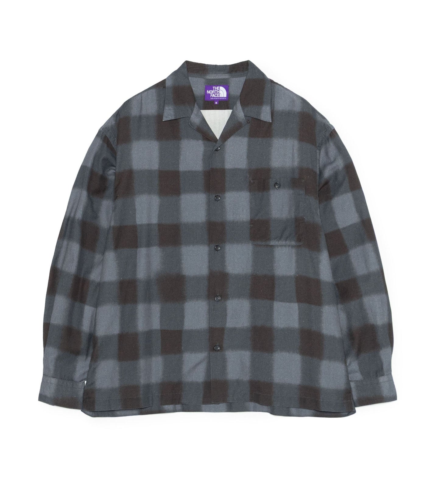 Field Open Collar Shirt - CH(Charcoal)