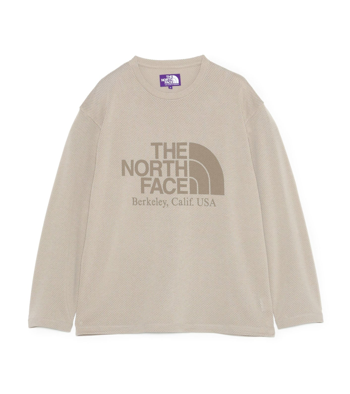 Mesh Field Long Sleeve Tee - ST(Stone)