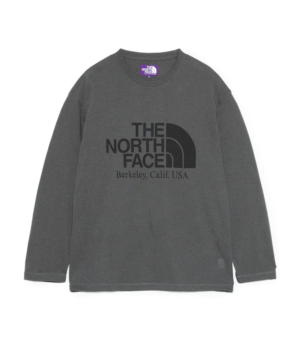 Mesh Field Long Sleeve Tee - AH(Asphalt Gray)
