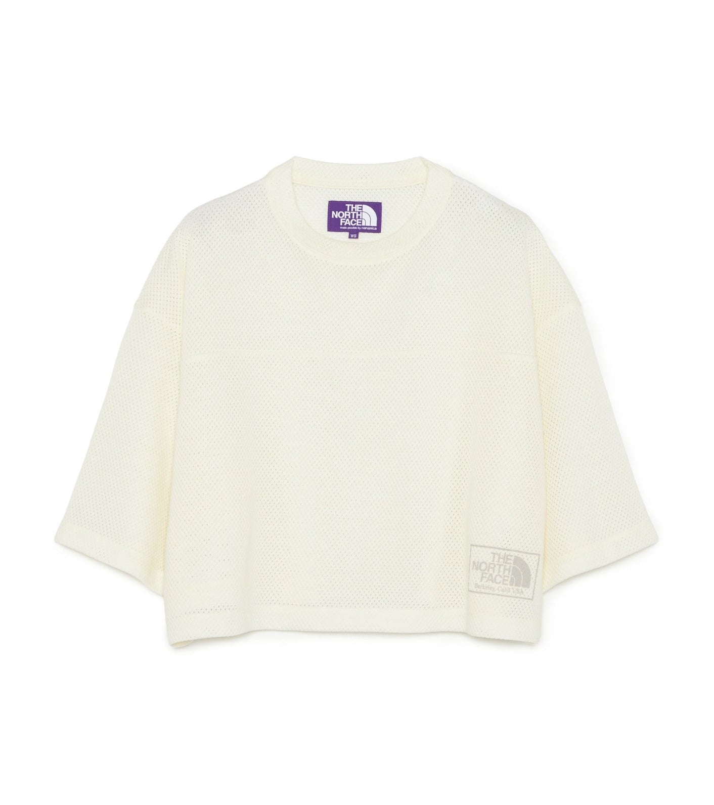 Mesh Field Cropped Tee - OW(Off White)