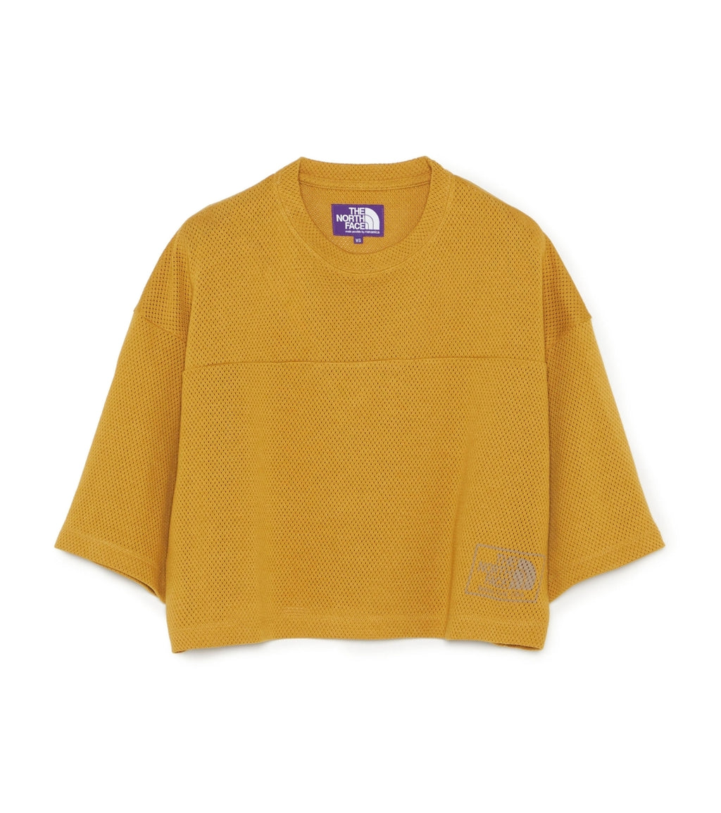 Mesh Field Cropped Tee - MS(Mustard)