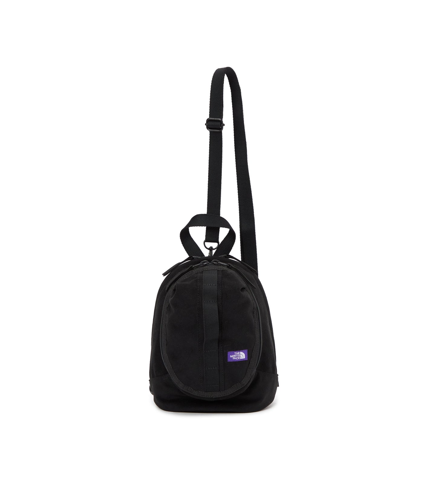 Synthetic Leather One Shoulder Bag - K(Black)