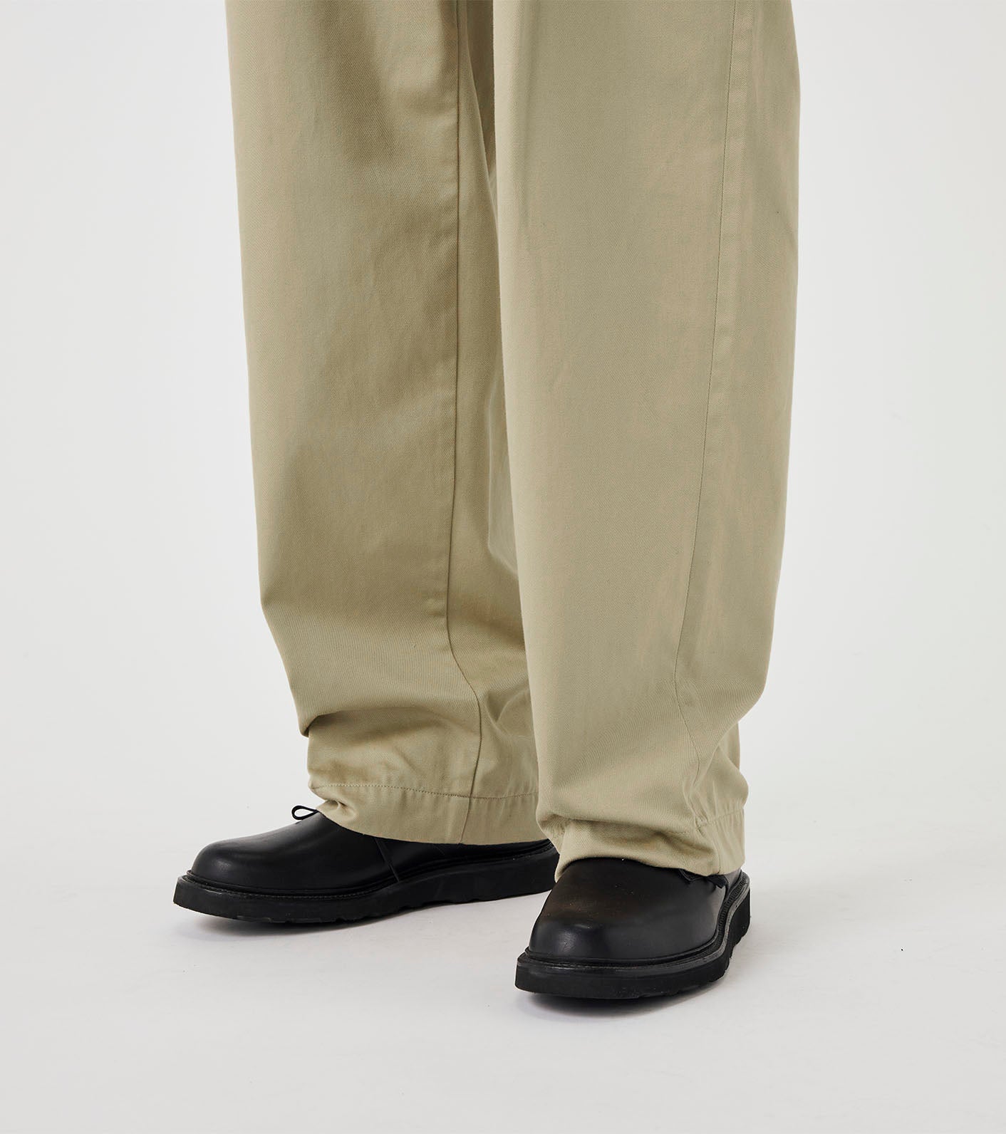 Double Pleated Chino Pants