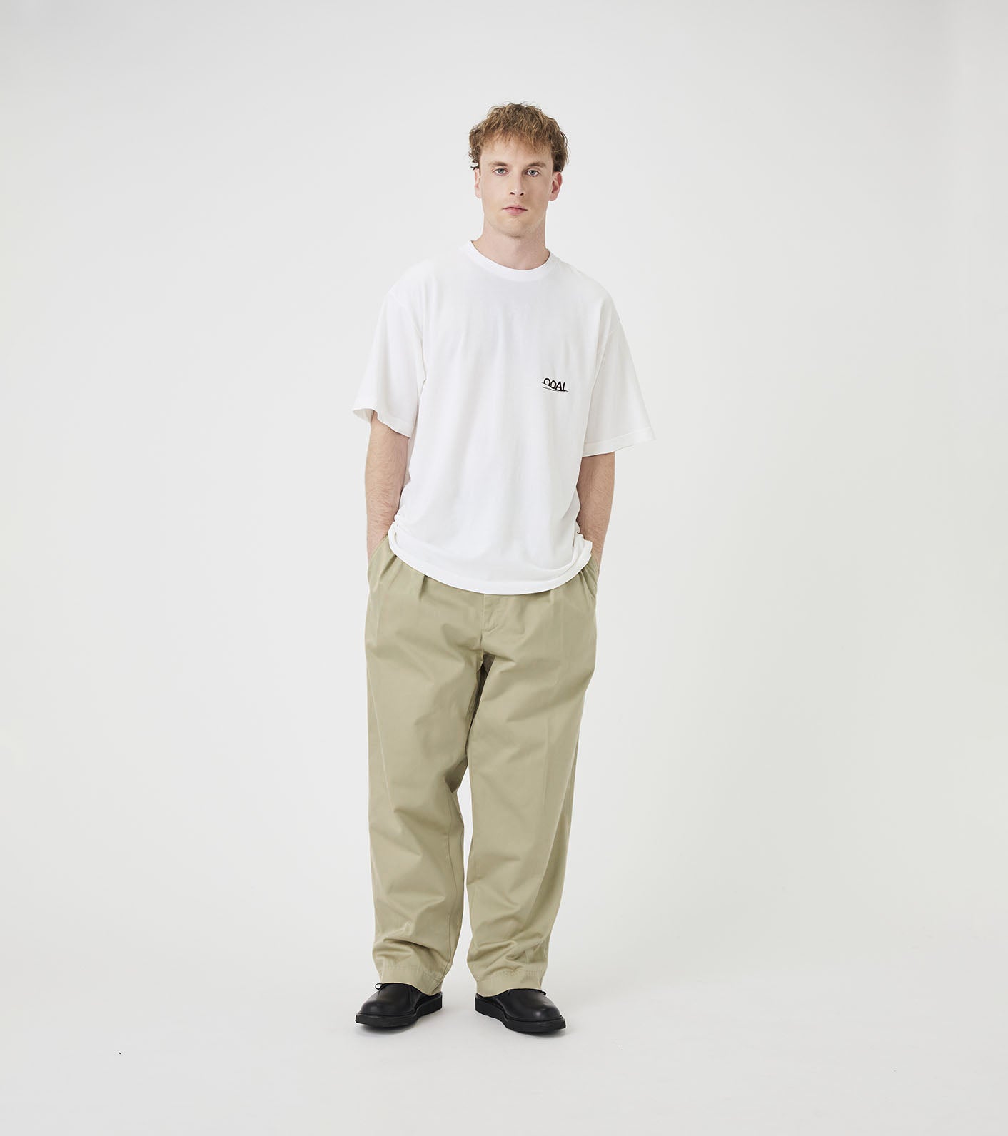 Double Pleated Chino Pants