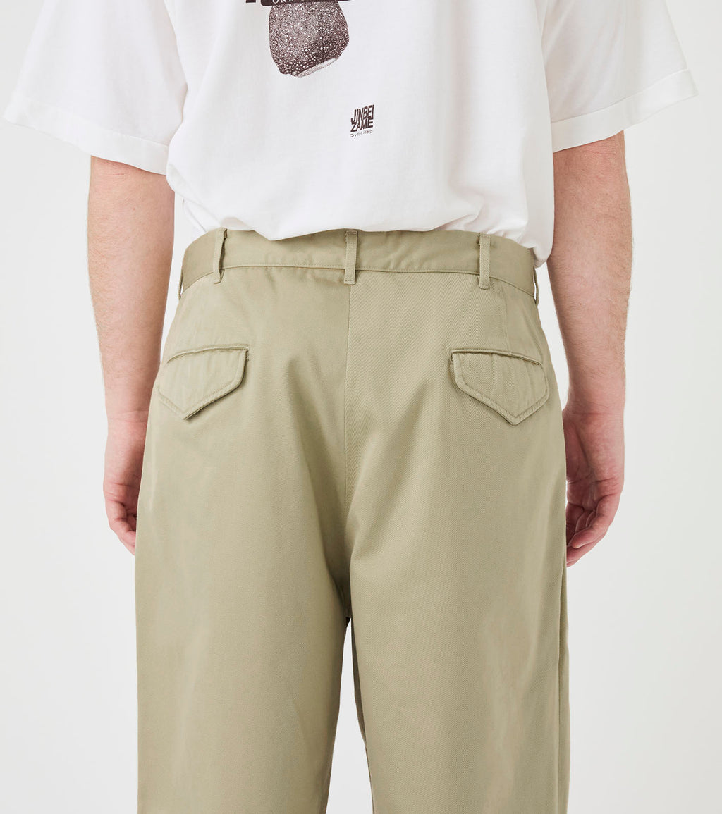 Double Pleated Chino Pants