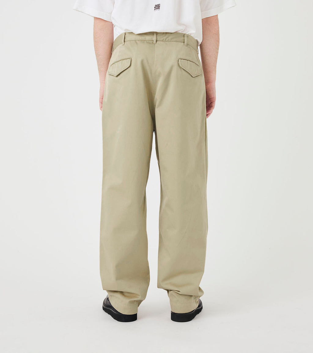 Double Pleated Chino Pants