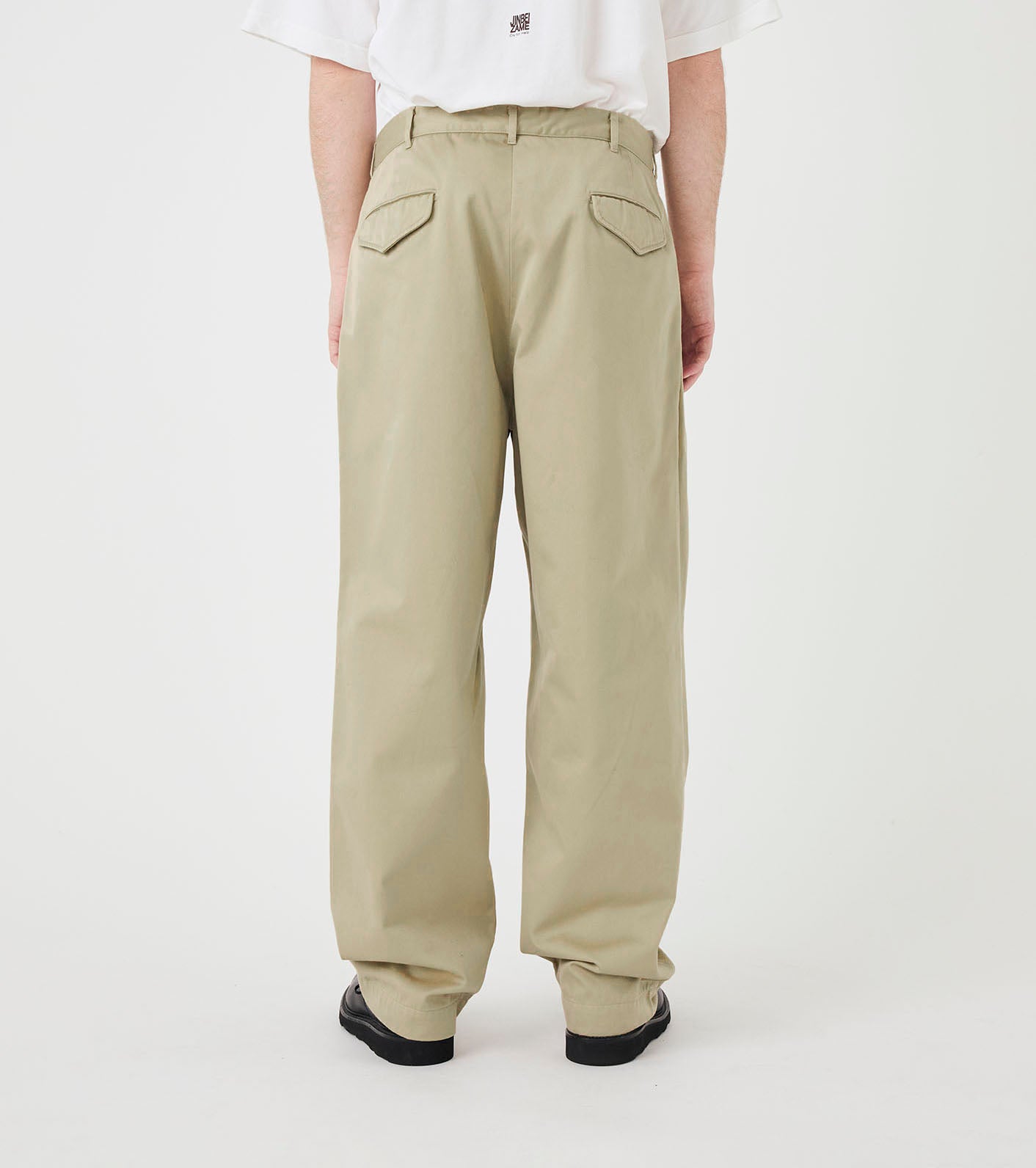 Double Pleated Chino Pants