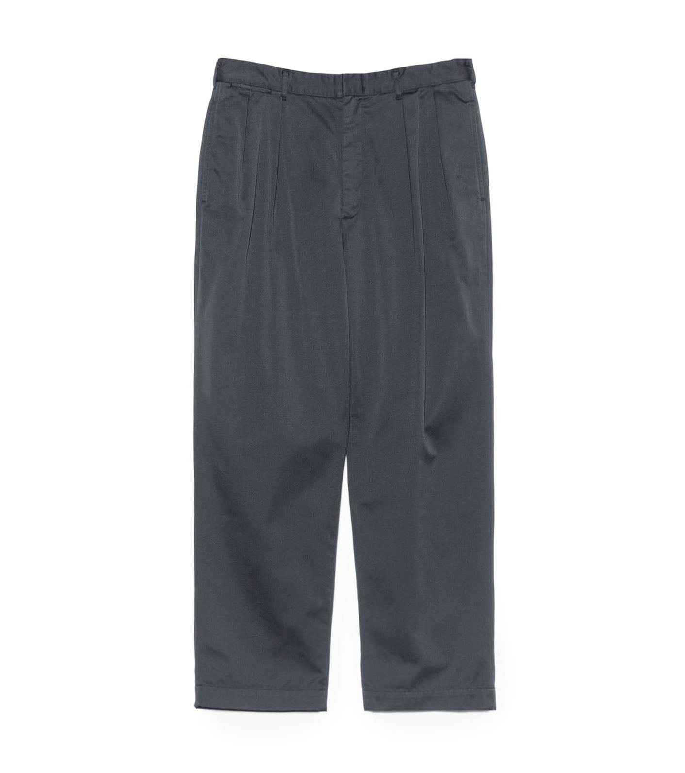 Double Pleated Chino Pants - N(Navy)