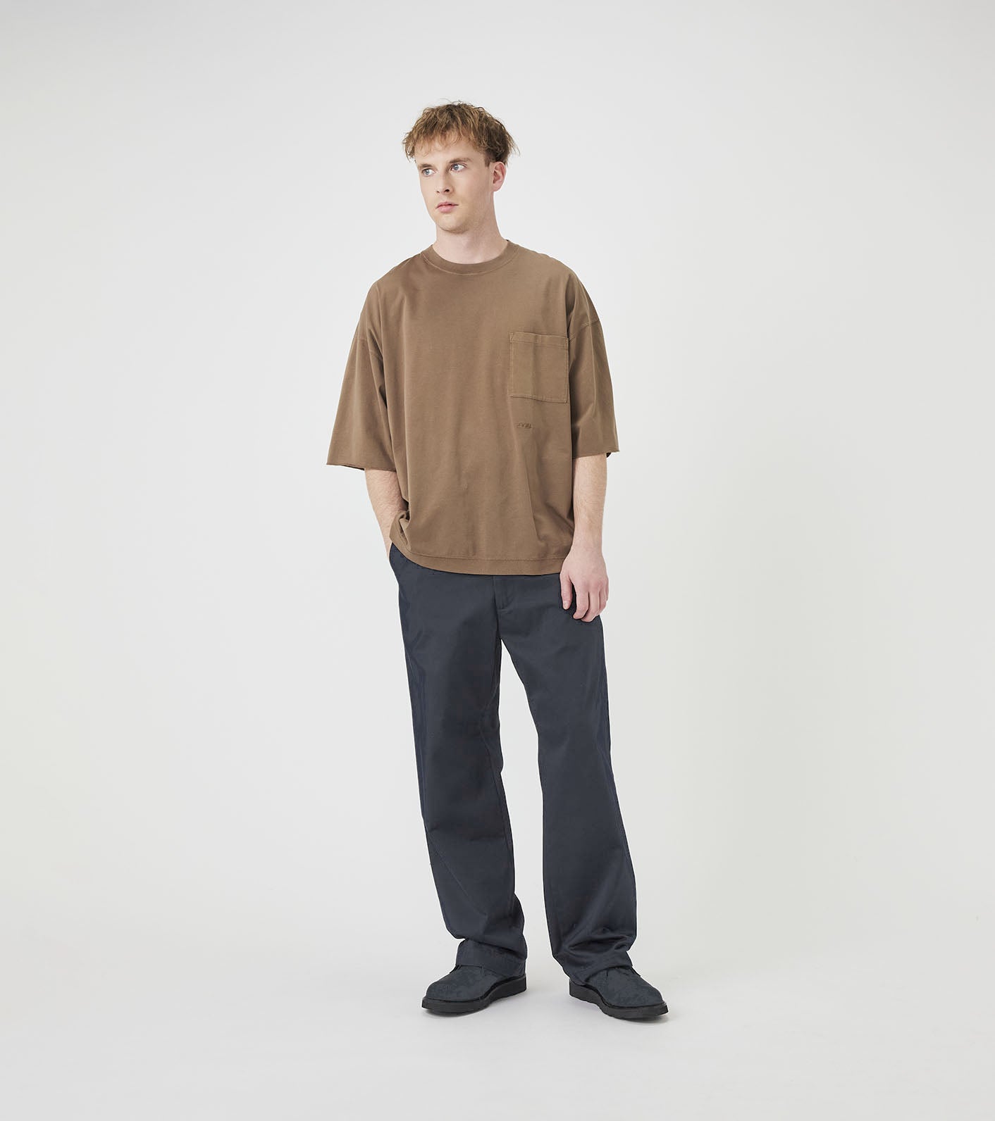 Wide Straight Chino Pants