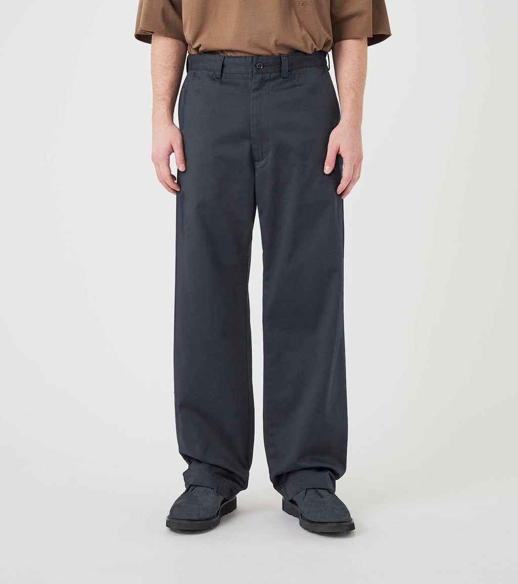 Wide Straight Chino Pants
