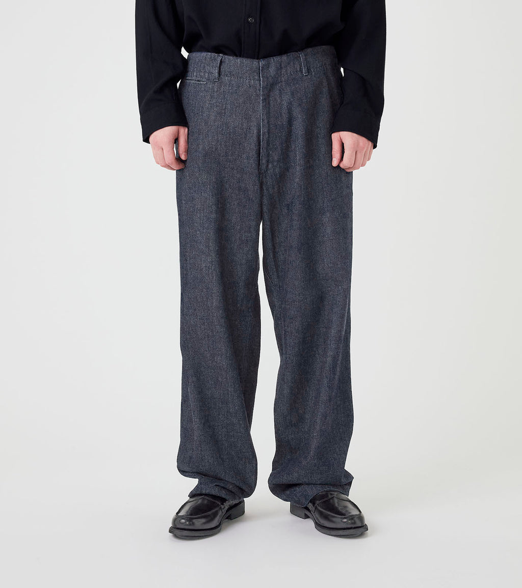 Wide Denim Pants