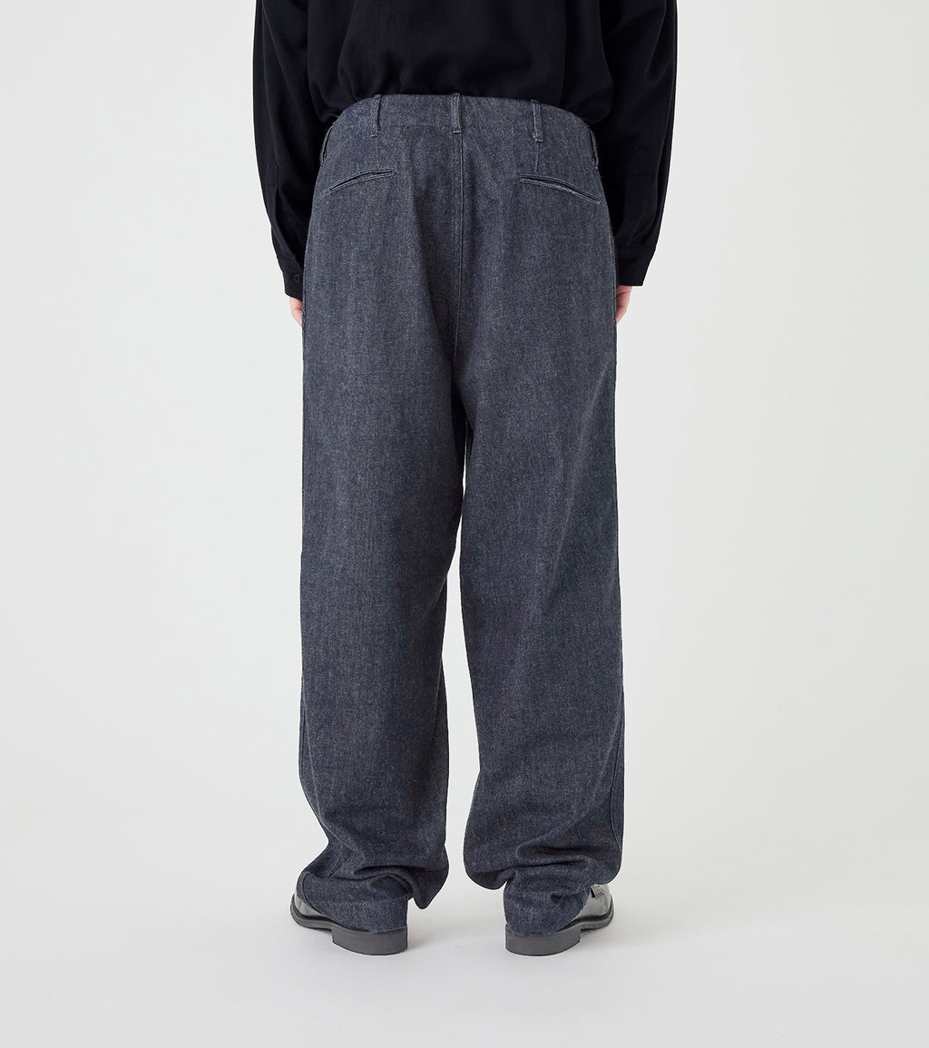 Wide Denim Pants