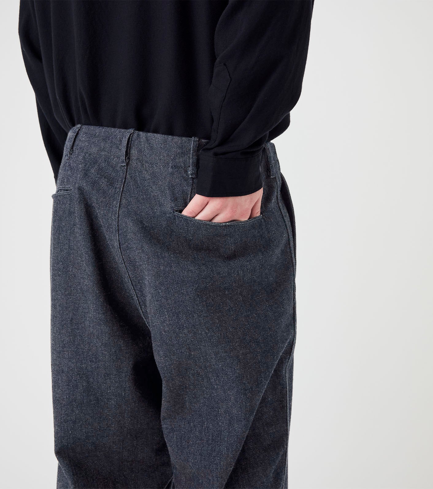 Wide Denim Pants