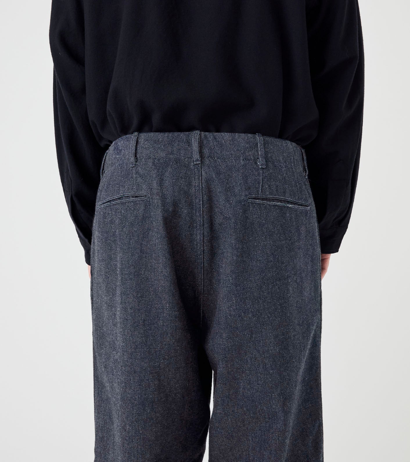 Wide Denim Pants