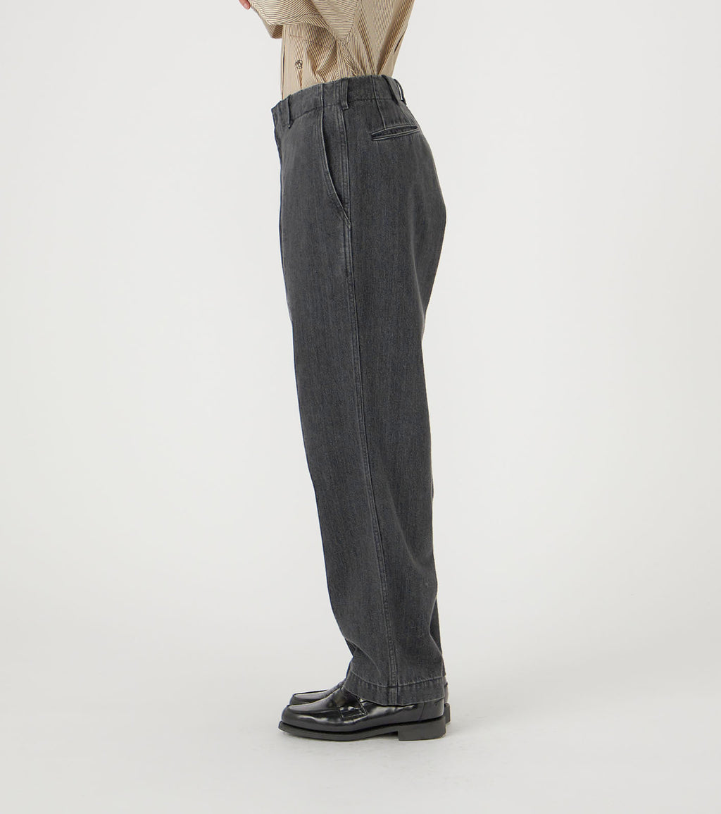 Wide Denim Pants