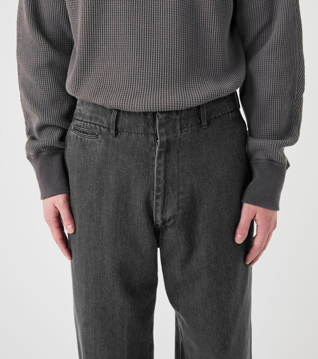 Wide Denim Pants
