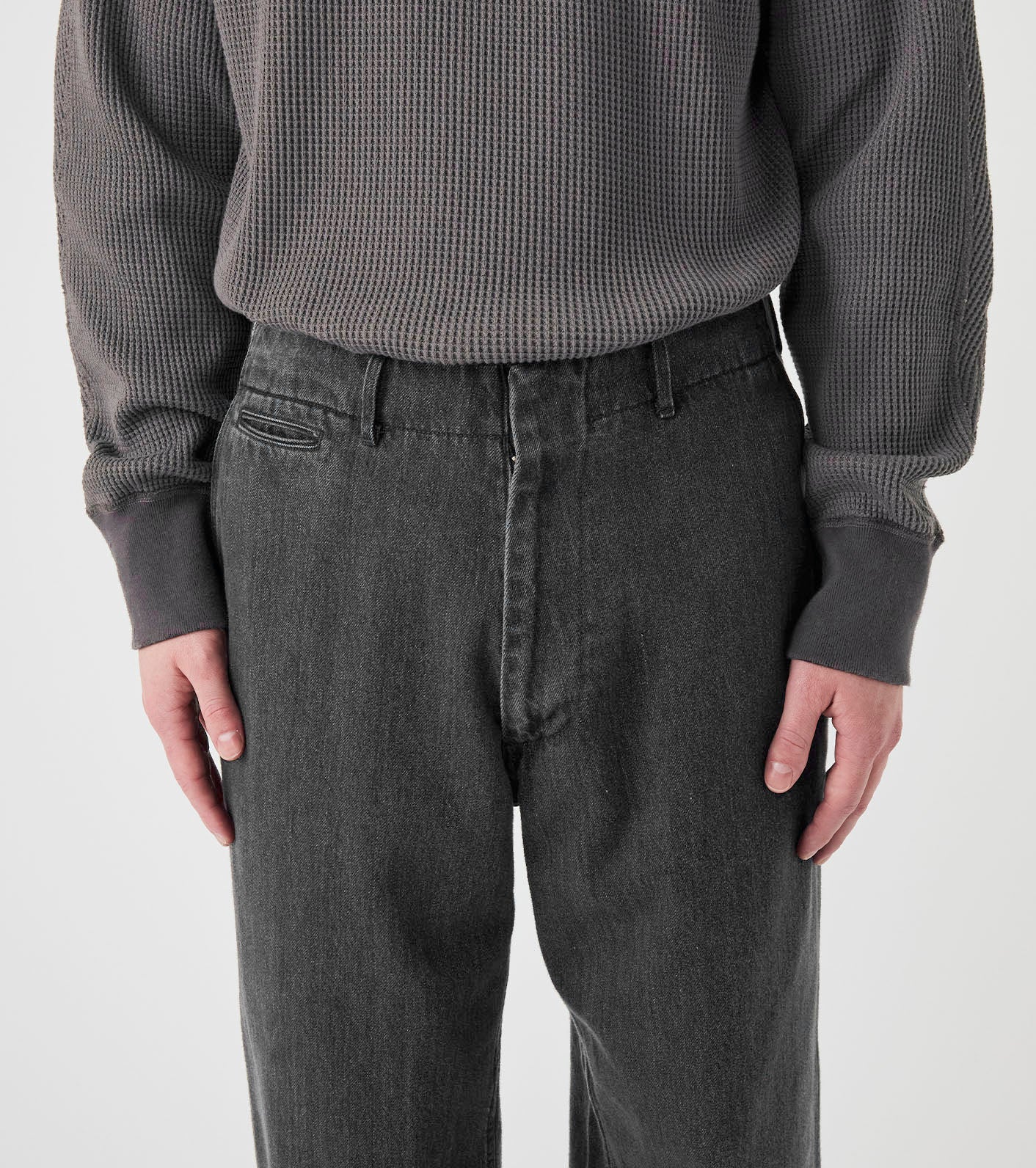 Wide Denim Pants