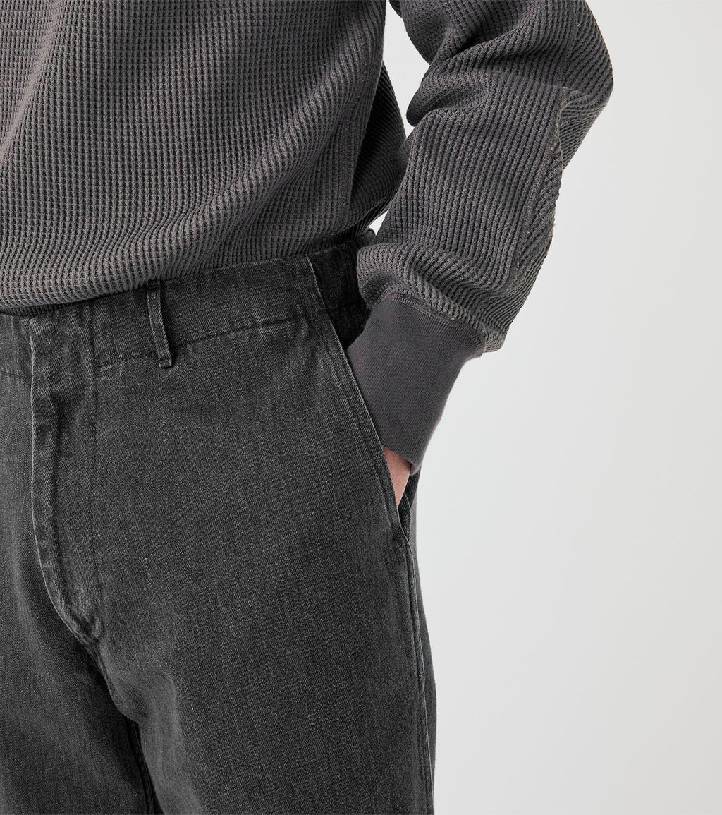 Wide Denim Pants