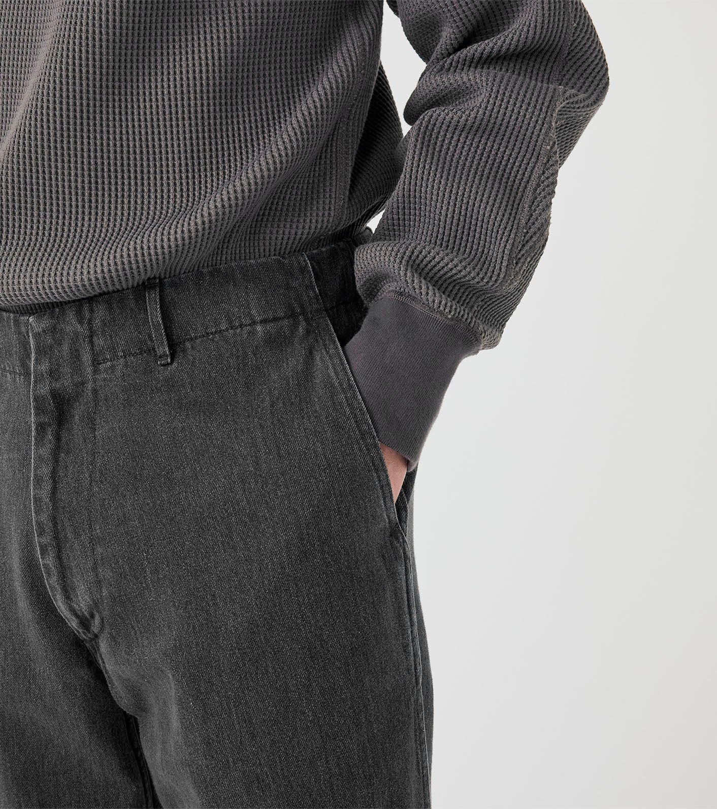 Wide Denim Pants