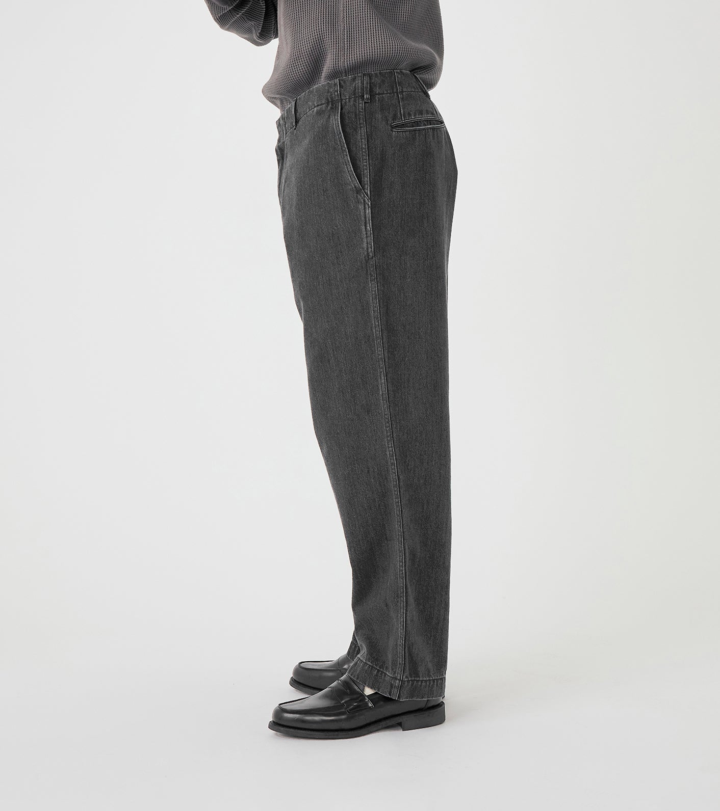 Wide Denim Pants