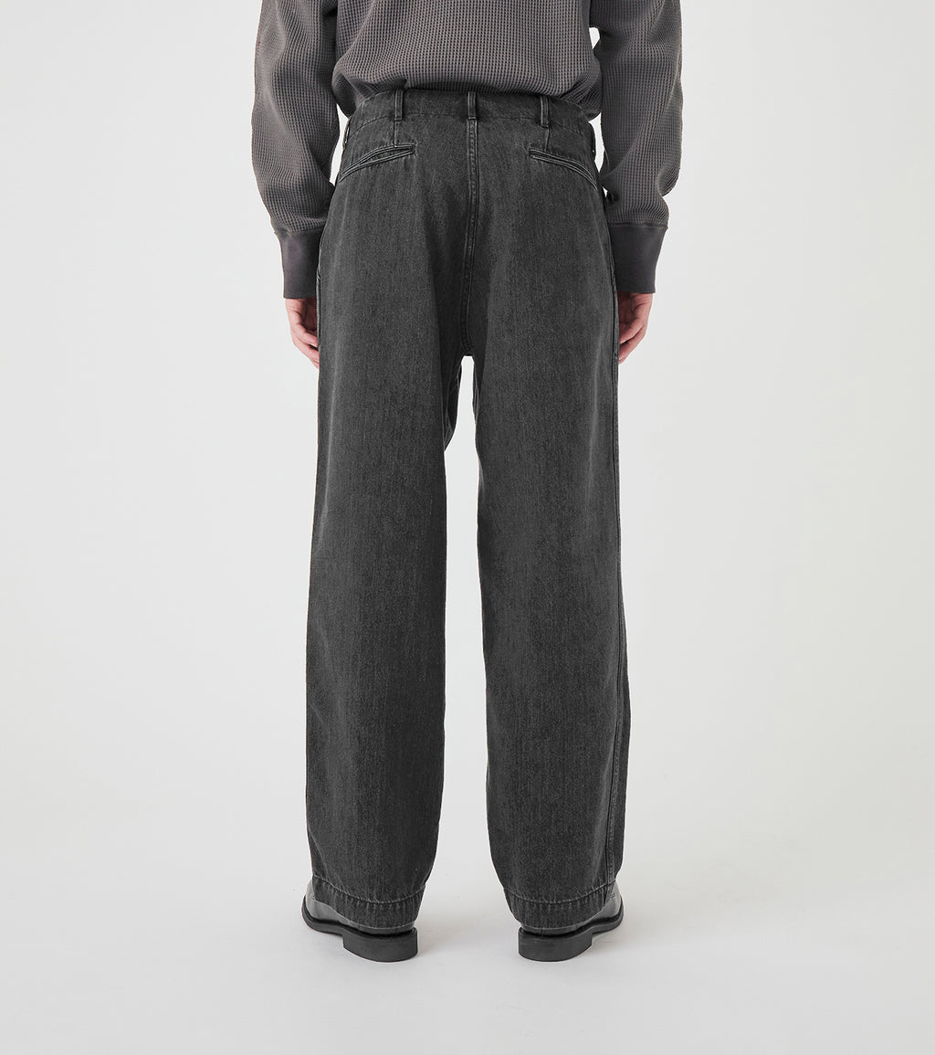 Wide Denim Pants