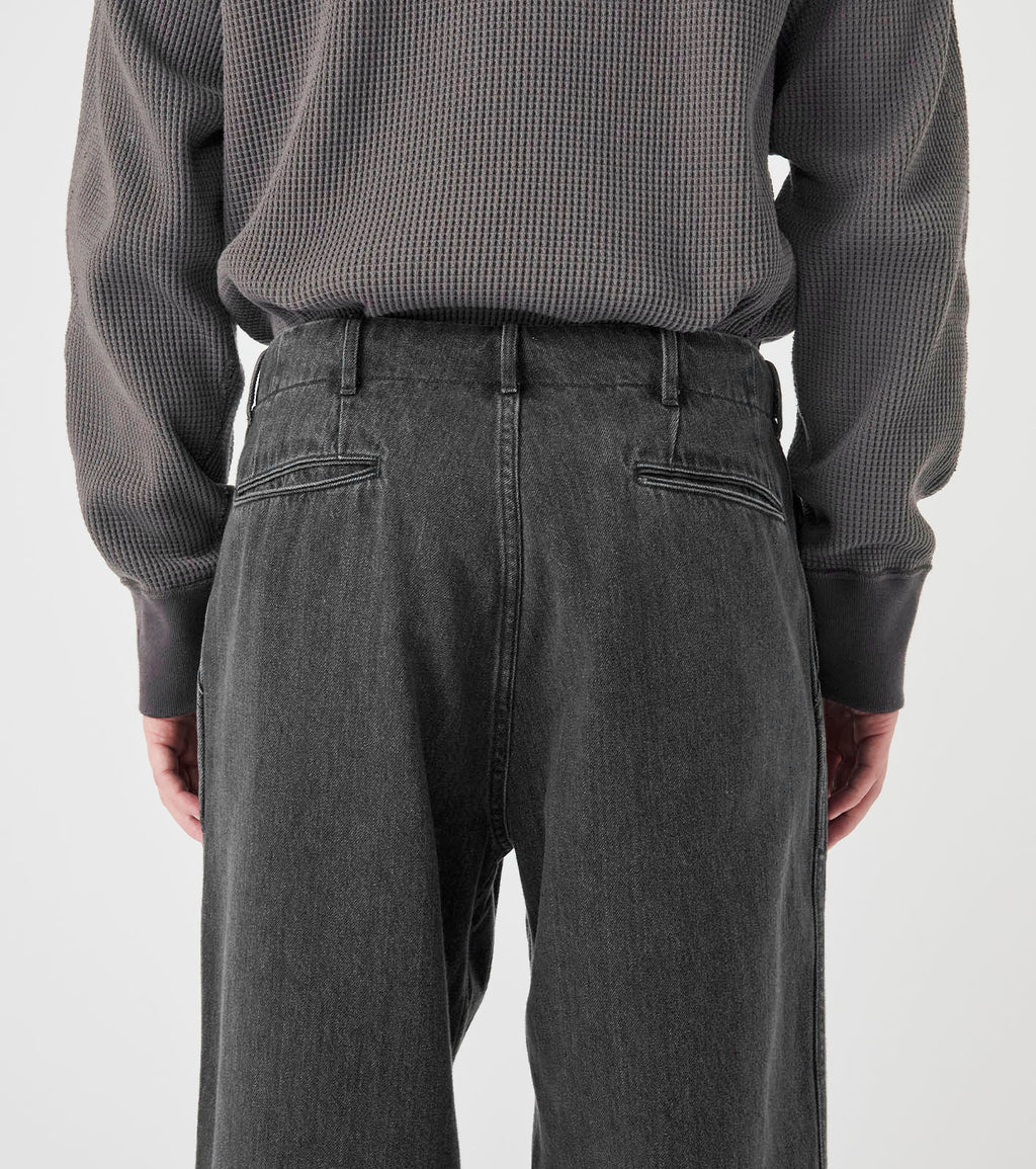 Wide Denim Pants