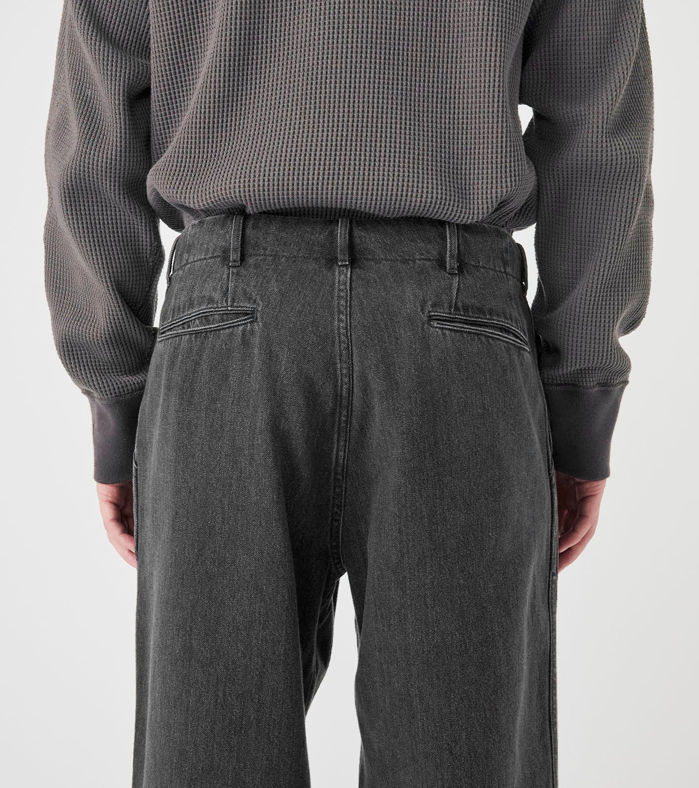 Wide Denim Pants