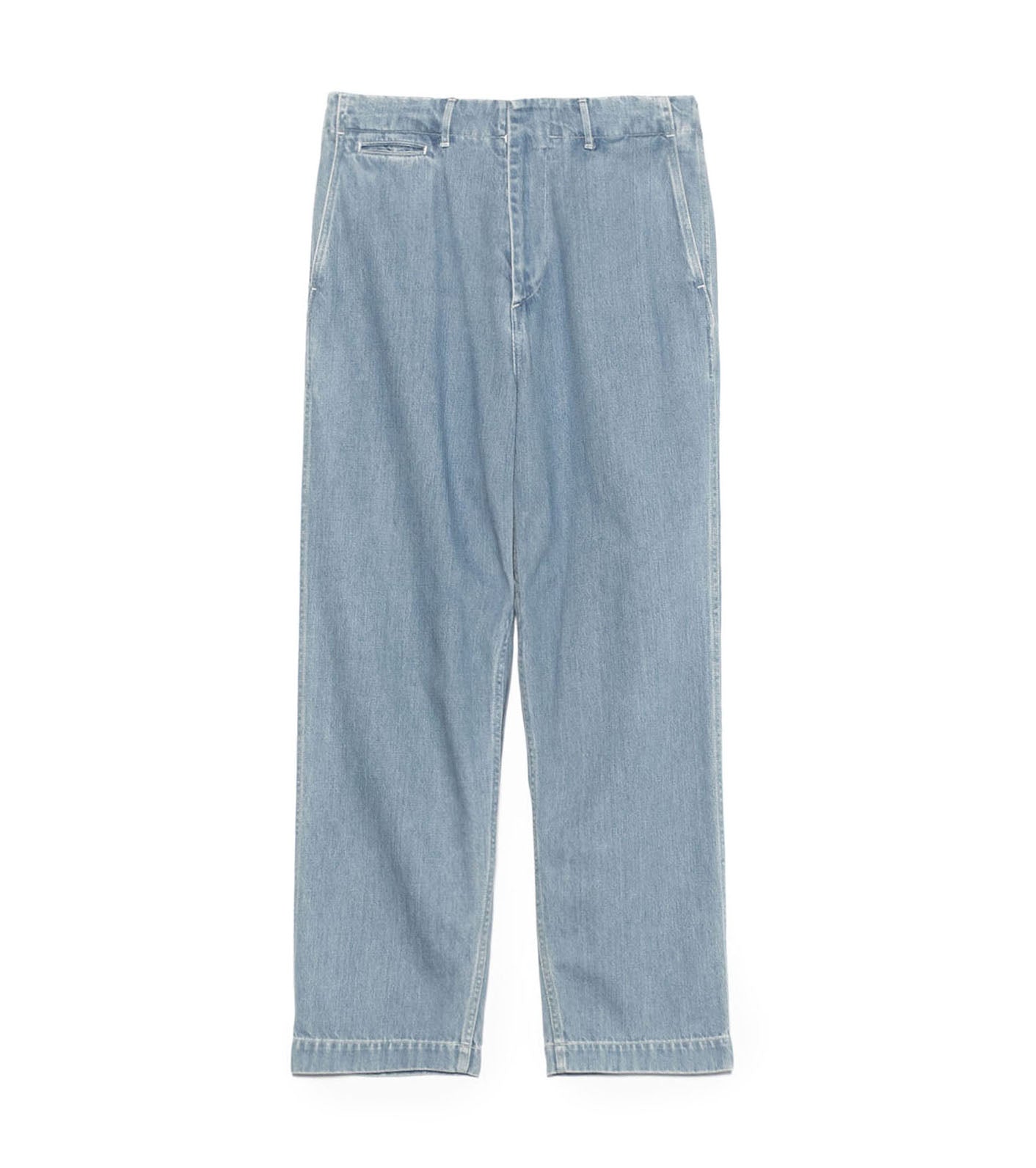 Wide Denim Pants - LI(Light Indigo)