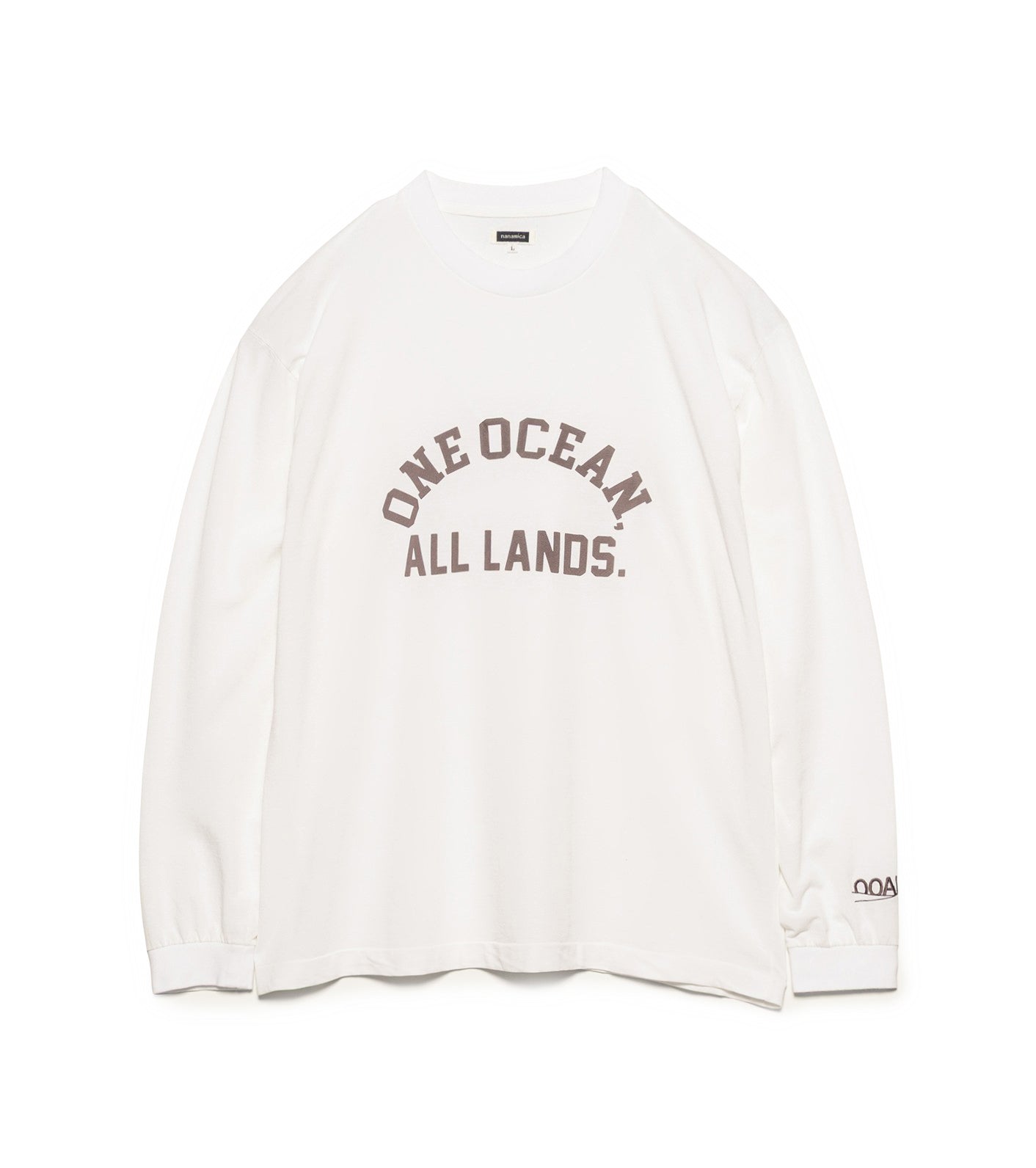 OOAL Graphic Long Sleeve Tee - OW(Off White)