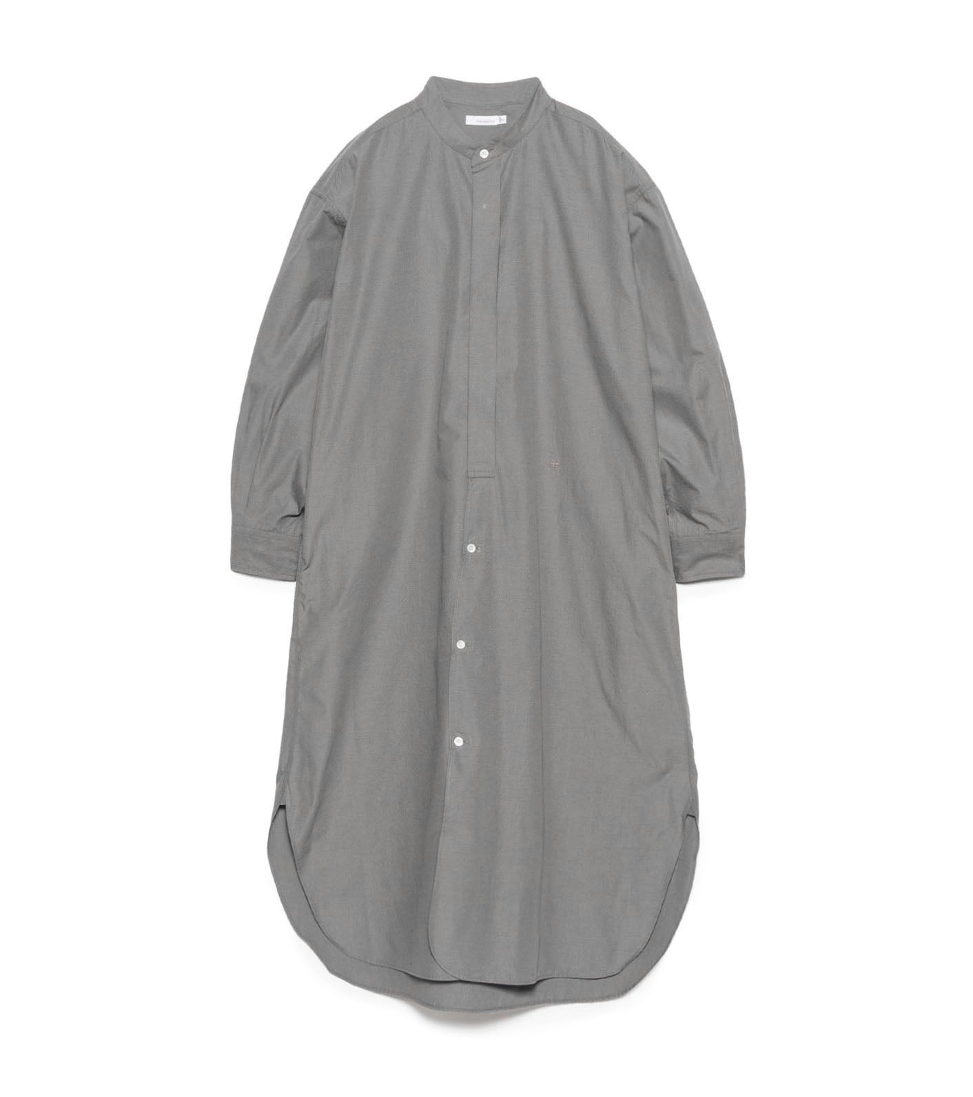 Band Collar Wind Shirt Dress