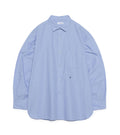 Regular Collar Wind Shirt - SX(Sax)